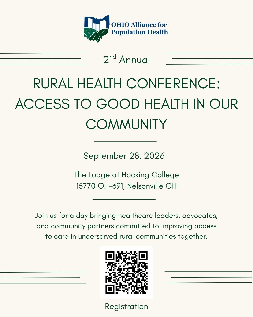 260928 Rural Health Conference Announcement